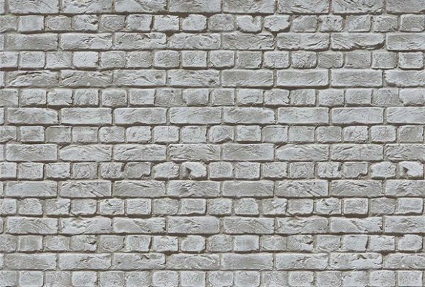 Tuğla Desenli Gri Duvar Paneli